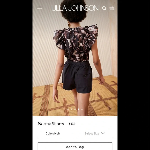 Ulla Johnson Norma Shorts - Picture 3 of 6